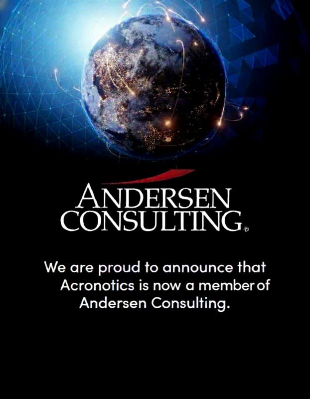 Andersen Consulting Announcement